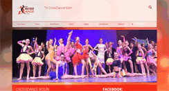 Desktop Screenshot of crossdance.cz